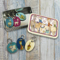Alpacas & Friends Stitch Markers In A Pocket Tin