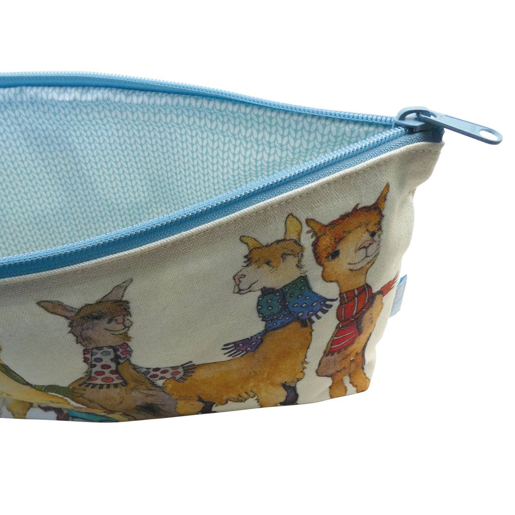 Woolly Puffins II, Zipped Pouch
